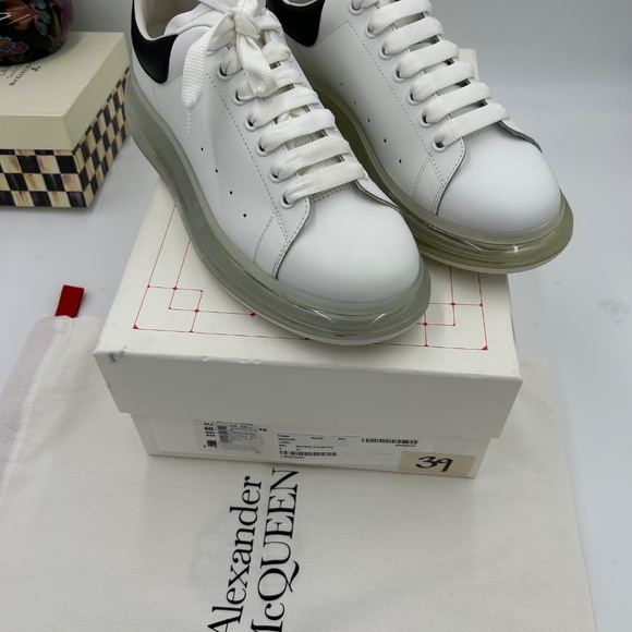 Men’s Alexander, McQueen clear sole chunky sneakers size 43 made in Italy - Picture 12 of 14